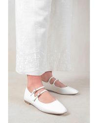 Where's That From - 'Detox' Strappy Ballerina Flats - Lyst