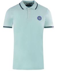 Aquascutum - London Embroidered Badge Light Polo Shirt - Lyst
