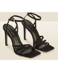 Sosandar - Adelaide Suede Multi Strap Square Toe Sandal - Lyst
