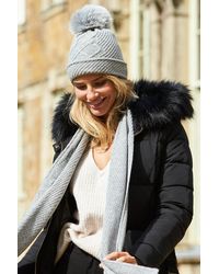 Sosandar - Trinity Light Knitted Scarf - Lyst