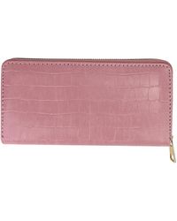 Black Moon - Ladies Croc Print Faux Leather Wallet Compact Card Coin Purse Organiser - Lyst