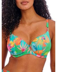 Freya - Isla Margarita Plunge Bikini Top - Lyst