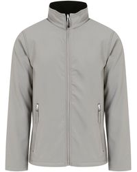 Regatta - Ascender Plain Double Layered Soft Shell Jacket (Mineral/ - Lyst