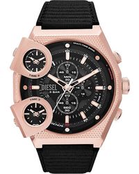 DIESEL - Sideshow Watch Dz7475 Leather (Archived) - Lyst