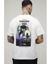 BoohooMAN - Tall Regular Mandalorian License Print T-Shirt - Lyst