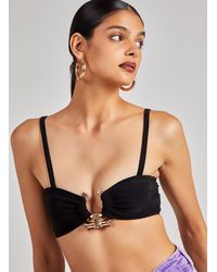 Pink Vanilla - Trim Slinky Crop Top - Lyst