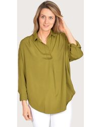 French Connection - Open Collar Henley Shirt - Lyst