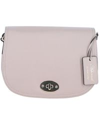 Ashwood Leather - 'Stellia' Real Crossbody Bag With Twist Lock - Lyst