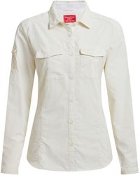 Craghoppers - Ladies Adventure Iii Nosilife Long-Sleeved Shirt (Sea Salt) - Lyst