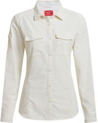 Craghoppers - Ladies Adventure Iii Nosilife Long-Sleeved Shirt (Sea Salt) - Lyst