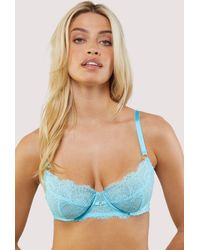 Wolf & Whistle - Megan X Skye Neon Ring Lace Bra - Lyst