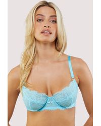 Wolf & Whistle - Megan X Skye Neon Ring Lace Bra - Lyst