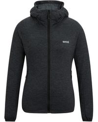 Regatta - Ladies Ferna Stretch Hooded Fleece Jacket (Storm) - Lyst