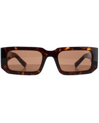 Prada - Rectangle Dark Tortoise Pr06Ys - Lyst