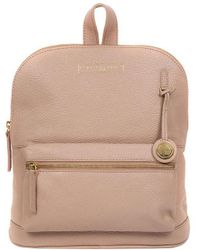 Pure Luxuries - 'Kinsely' Blush Leather Backpack - Lyst