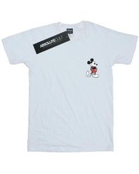 Disney - Mickey Mouse Kickin Retro Chest T-Shirt () Cotton - Lyst