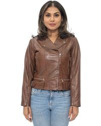 Infinity Leather - Biker Jacket-Stockholm - Lyst