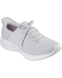 Skechers - Ultra Flex 3.0 Elevated Dames Grijze Sneakers - Lyst