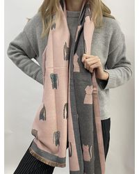 SVNX - Cat Printed Scarf - Lyst