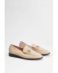 Wallis - Jessie Faux Leather Metal Snaffle Loafers - Lyst