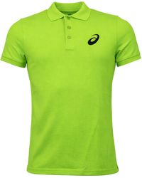 Asics - Logo Polo Shirt Cotton - Lyst