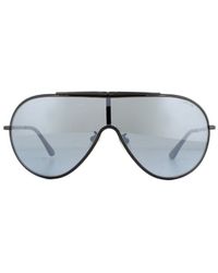 Police - Shield Ruthenium Smoke Mirror Sunglasses - Lyst