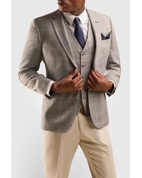 Scott - Sleeveless V-Neck Plain Tailored Suit Waistcoat - Lyst