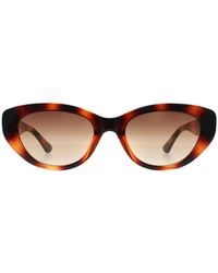 Guess - Cat Eye Blonde Havana Gradient Gu7849 - Lyst