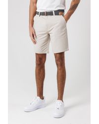 Tokyo Laundry - Cotton Twill Peached Shorts - Lyst