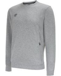 Umbro - Pro Stacked Logo Fleece Pullover Marl/ - Lyst