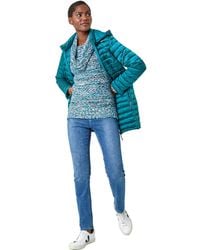 Roman - Cowl Neck Tape Yarn Jumper - Lyst