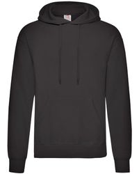 Fruit Of The Loom - Adults Classic Hooded Sweatshirt - Lyst