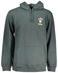 Vans - Groene Hoodie Met Bedrukt Logo - Lyst