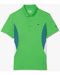 Lacoste - Sport Tennis X Novak Djokovic Fan Regular-fit Poloshirt In Groen - Lyst