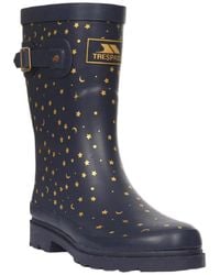 Trespass - Ladies Celeste Printed Wellington Boots (Midnight) - Lyst