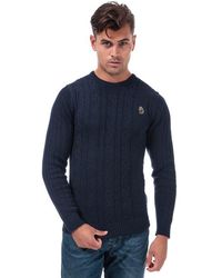 Luke 1977 - Morden Cable Knit Jumper - Lyst
