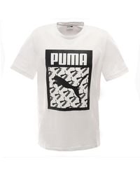 PUMA - Logo Fill T-Shirt - Lyst