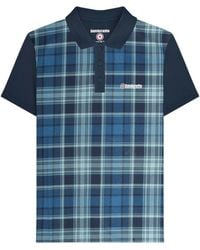 Lambretta - Classic Checked Polo Shirt Cotton - Lyst