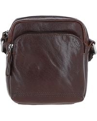 Ashwood Leather - 'Valerio' Real Vintage Small Flight Shoulder Bag - Lyst