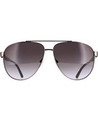 Calvin Klein - Aviator Dark Gunmetal Gradient Ck21132S - Lyst