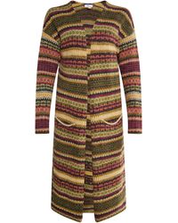 Usha - Gebreid Vest Olijf - Lyst