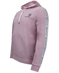 Sergio Tacchini - Langarm-Hellrosa-Herren-Hoodie Mit Taped Devok - Lyst