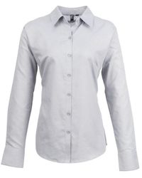 PREMIER - Ladies Signature Oxford Long Sleeve Work Shirt () - Lyst