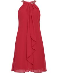 Gina Bacconi - Jane Beaded Halterneck Chiffon Dress - Lyst