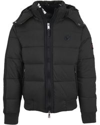 Philipp Plein - Padded Taped Sleeve Jacket Polyamide - Lyst