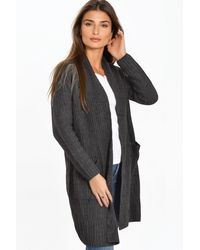 Joe Fresh - Ribbed Open Front Cardigan - Lyst