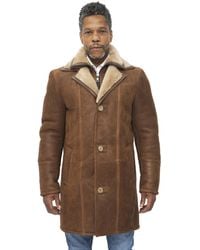 Infinity Leather - Warm Shearling Sheepskin Coat-Florence - Lyst