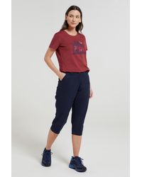 Mountain Warehouse - 'Coastal' Capri Pants Stretchy Breathable Short Trousers Cotton - Lyst