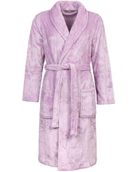 Heat Holders - Ladies Soft Fleece Warm Bathrobe Dressing Gown For Winter - Lyst
