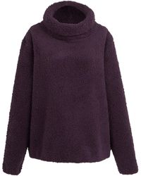 Regatta - Ladies Ria Fluffy Overhead Fleece Top (Deep Plum) - Lyst